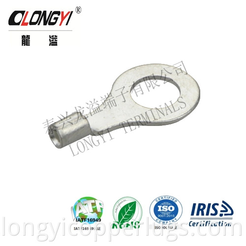 Longyi Naked Non-Insulated Ring Terminals (2-7) Copper Terminals